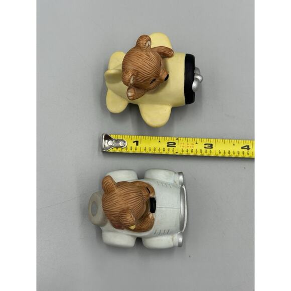 Vintage Homco Home Interiors Traveling Bears Car & Plane #1463 Lot Of 2 - Picture 6 of 8